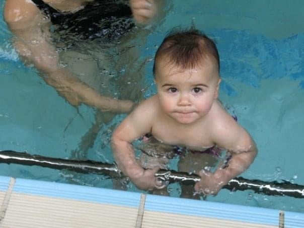 amelia in water babies lessons